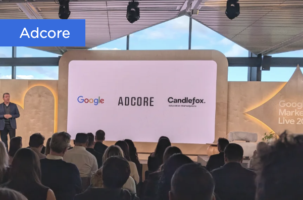 Candlefox x Adcore presentation at Google Marketing Live